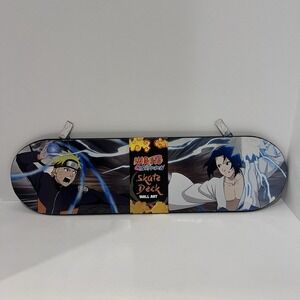 SkateDeck Anime Wall Art Ninja Uzumaki Crunchy Rare Sasuke/Naruto Shippuden